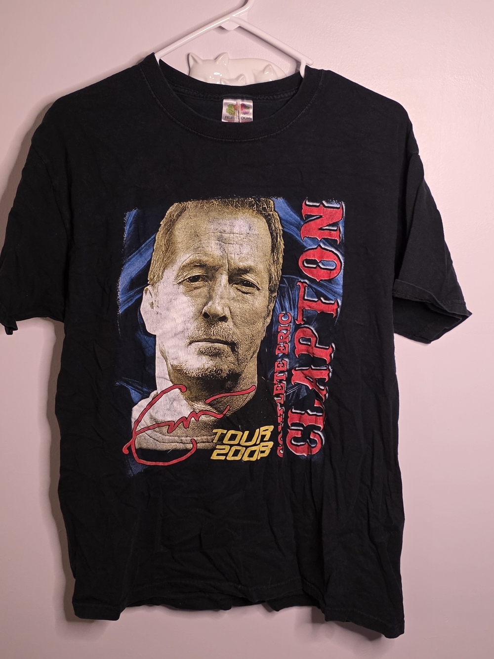 Eric Clapton 2008 Tour Concert Tee Sz L